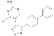 2-Pyrimidinamine, 5-(1-[1,1'-biphenyl]-4-yl-1H-tetrazol-5-yl)-4-methyl-