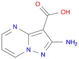 Pyrazolo[1,5-a]pyrimidine-3-carboxylic acid, 2-amino-