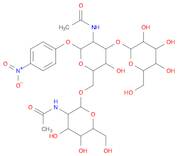 α-D-Galactopyranoside, 4-nitrophenyl O-2-(acetylamino)-2-deoxy-β-D-glucopyranosyl-(1→6)-O-[β-D-gal…