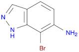 1H-Indazol-6-amine, 7-bromo-