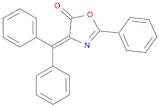 5(4H)-Oxazolone, 4-(diphenylmethylene)-2-phenyl-