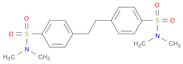 Benzenesulfonamide, 4,4'-(1,2-ethanediyl)bis[N,N-dimethyl-