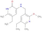 2(1H)-Pyridinone, 5-ethyl-3-[[(5-ethyl-2-methoxy-6-methyl-3-pyridinyl)methyl]amino]-6-methyl-