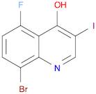 4-Quinolinol, 8-bromo-5-fluoro-3-iodo-