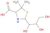 4-Thiazolidinecarboxylic acid, 5,5-dimethyl-2-(1,2,3-trihydroxypropyl)-