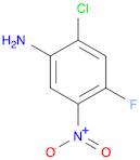 Benzenamine, 2-chloro-4-fluoro-5-nitro-