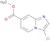 Imidazo[1,2-a]pyridine-7-carboxylic acid, 3-chloro-, methyl ester