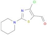 5-Thiazolecarboxaldehyde, 4-chloro-2-(1-piperidinyl)-