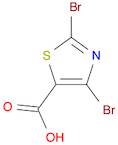 5-Thiazolecarboxylic acid, 2,4-dibromo-