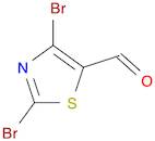 5-Thiazolecarboxaldehyde, 2,4-dibromo-