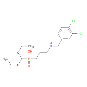 Phosphinic acid, P-[3-[[(3,4-dichlorophenyl)methyl]amino]propyl]-P-(diethoxymethyl)-