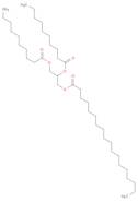 Octadecanoic acid, 2,3-bis[(1-oxodecyl)oxy]propyl ester