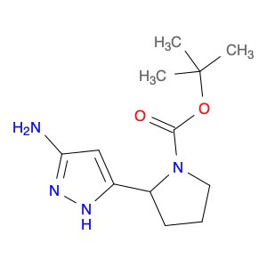tert-Butyl 2-(5-amino-1H-pyrazol-3-yl)pyrrolidine-1-carboxylate