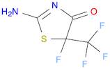 4(5H)-Thiazolone, 2-amino-5-fluoro-5-(trifluoromethyl)-