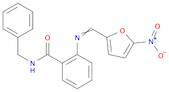 Benzamide, 2-[[(5-nitro-2-furanyl)methylene]amino]-N-(phenylmethyl)-