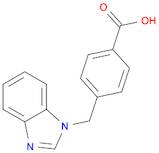 Benzoic acid, 4-(1H-benzimidazol-1-ylmethyl)-