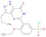 Benzenesulfonyl chloride, 3-(6,7-dihydro-7-oxo-3-propyl-1H-pyrazolo[4,3-d]pyrimidin-5-yl)-4-ethoxy-