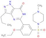 7H-Pyrazolo[4,3-d]pyrimidin-7-one, 5-[2-ethoxy-5-[(4-methyl-1-piperazinyl)sulfonyl]phenyl]-1,6-dih…