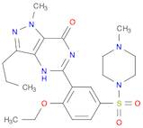 7H-Pyrazolo[4,3-d]pyrimidin-7-one, 5-[2-ethoxy-5-[(4-methyl-1-piperazinyl)sulfonyl]phenyl]-1,6-dih…