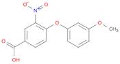 Benzoic acid, 4-(3-methoxyphenoxy)-3-nitro-