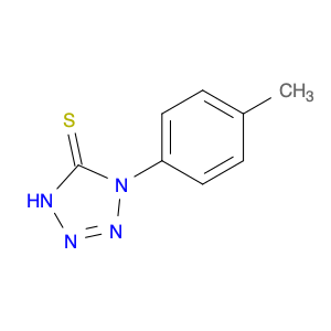 5H-Tetrazole-5-thione, 1,2-dihydro-1-(4-methylphenyl)-