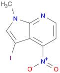 1H-Pyrrolo[2,3-b]pyridine, 3-iodo-1-methyl-4-nitro-