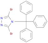 4H-1,2,4-Triazole, 3,5-dibromo-4-(triphenylmethyl)-