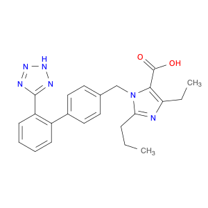 1H-Imidazole-5-carboxylic acid, 4-ethyl-2-propyl-1-[[2'-(2H-tetrazol-5-yl)[1,1'-biphenyl]-4-yl]met…