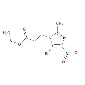 1H-Imidazole-1-propanoic acid, 5-bromo-2-methyl-4-nitro-, ethyl ester