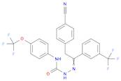 Hydrazinecarboxamide, 2-[2-(4-cyanophenyl)-1-[3-(trifluoromethyl)phenyl]ethylidene]-N-[4-(trifluor…