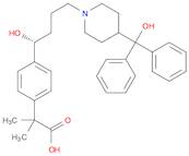 Benzeneacetic acid, 4-[(1R)-1-hydroxy-4-[4-(hydroxydiphenylmethyl)-1-piperidinyl]butyl]-α,α-dimeth…