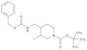 1-Piperidinecarboxylic acid, 3-fluoro-4-[[[(phenylmethoxy)carbonyl]amino]methyl]-, 1,1-dimethyle...