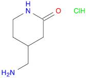 2-Piperidinone, 4-(aminomethyl)-, hydrochloride (1:1)