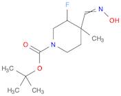 1-Piperidinecarboxylic acid, 3-fluoro-4-[(hydroxyimino)methyl]-4-methyl-, 1,1-dimethylethyl ester