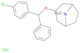 8-Azabicyclo[3.2.1]octane, 3-[(4-chlorophenyl)phenylmethoxy]-8-methyl-, hydrochloride (1:1), (3-en…