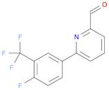 2-Pyridinecarboxaldehyde, 6-[4-fluoro-3-(trifluoromethyl)phenyl]-