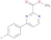 2-Pyrimidinecarboxylic acid, 4-(4-fluorophenyl)-, methyl ester