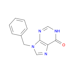 6H-Purin-6-one, 1,9-dihydro-9-(phenylmethyl)-