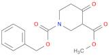 1,3-Piperidinedicarboxylic acid, 4-oxo-, 3-methyl 1-(phenylmethyl) ester