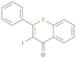 4H-1-Benzothiopyran-4-one, 3-iodo-2-phenyl-