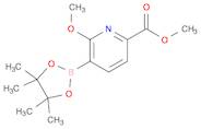 2-Pyridinecarboxylic acid, 6-methoxy-5-(4,4,5,5-tetramethyl-1,3,2-dioxaborolan-2-yl)-, methyl ester