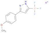 Borate(1-), trifluoro[5-(4-methoxyphenyl)-1H-pyrazol-3-yl]-, potassium (1:1), (T-4)-