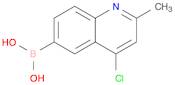 Boronic acid, B-(4-chloro-2-methyl-6-quinolinyl)-