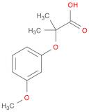 Propanoic acid, 2-(3-methoxyphenoxy)-2-methyl-