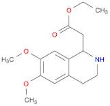 1-Isoquinolineacetic acid, 1,2,3,4-tetrahydro-6,7-dimethoxy-, ethyl ester