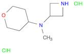 3-Azetidinamine, N-methyl-N-(tetrahydro-2H-pyran-4-yl)-, hydrochloride (1:2)