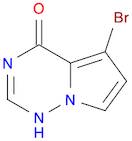 Pyrrolo[2,1-f][1,2,4]triazin-4(1H)-one, 5-bromo-