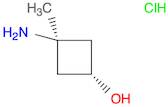 Cyclobutanol, 3-amino-3-methyl-, hydrochloride (1:1), trans-