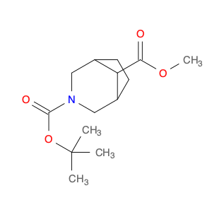 3-Azabicyclo[3.2.1]octane-3,8-dicarboxylic acid, 3-(1,1-dimethylethyl) 8-methyl ester