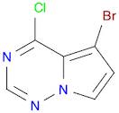 Pyrrolo[2,1-f][1,2,4]triazine, 5-bromo-4-chloro-